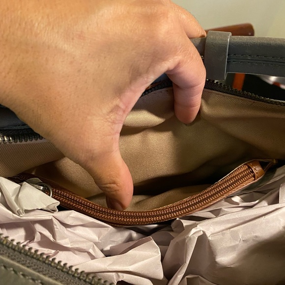 Medium Size Grey Hobo Bag - Picture 7 of 9